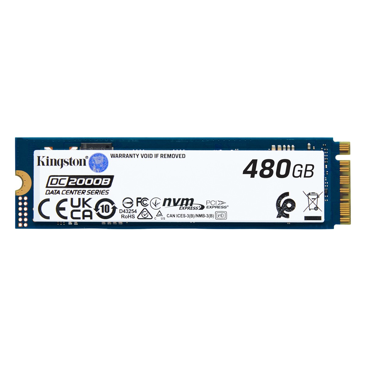 Kingston Technology 480G DC2000B PCIe 4.0 M.2 2280 Enterprise SSD -