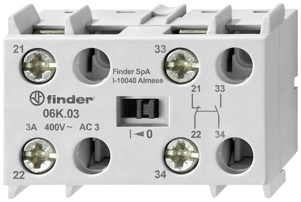Finder 06K.03 Hilfsschalter 1 Schließer, 1 Öffner 2A suitable for