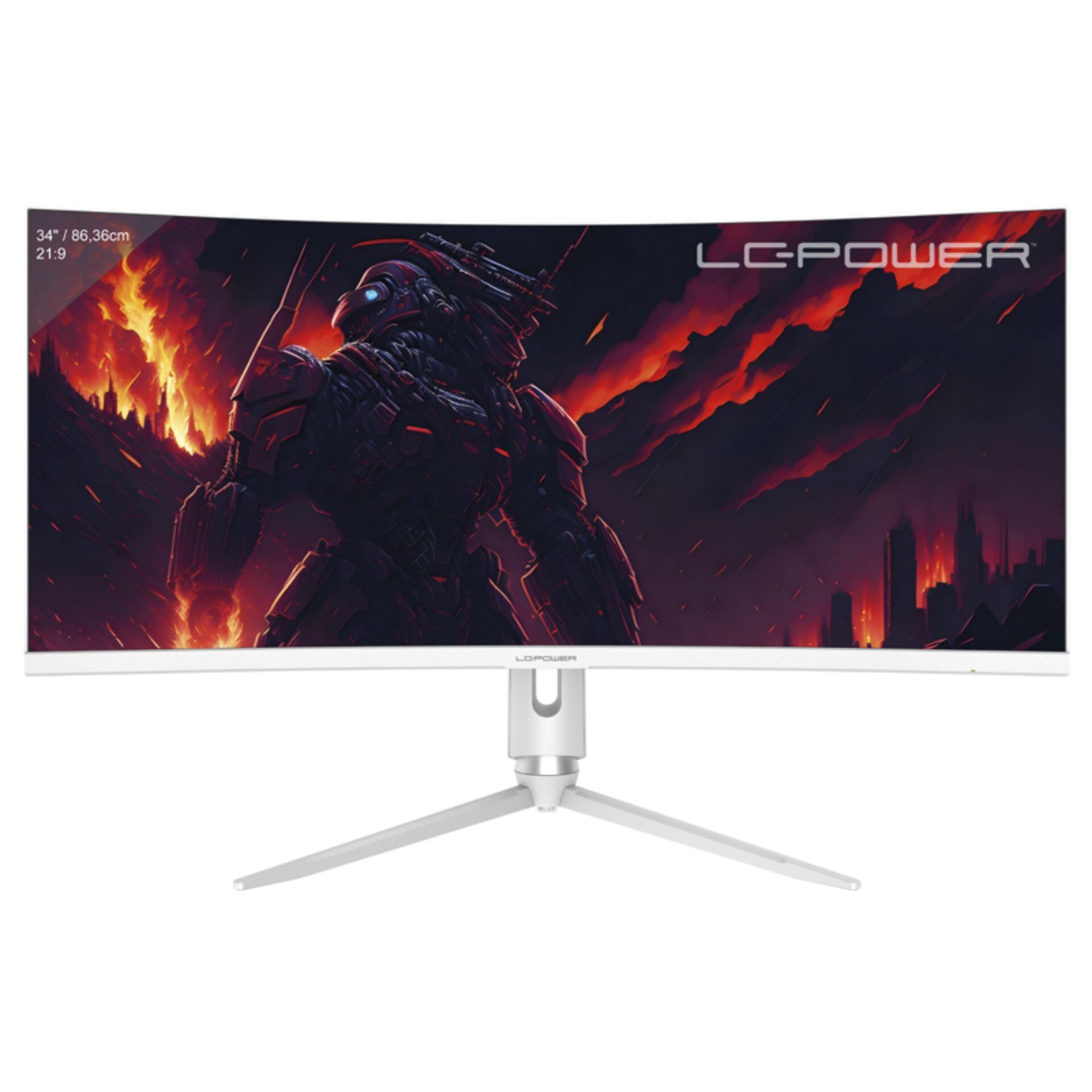 LC-Power LC-M34-Q-C-PRO écran plat de PC 86,4 cm (34") 3440 x 1440