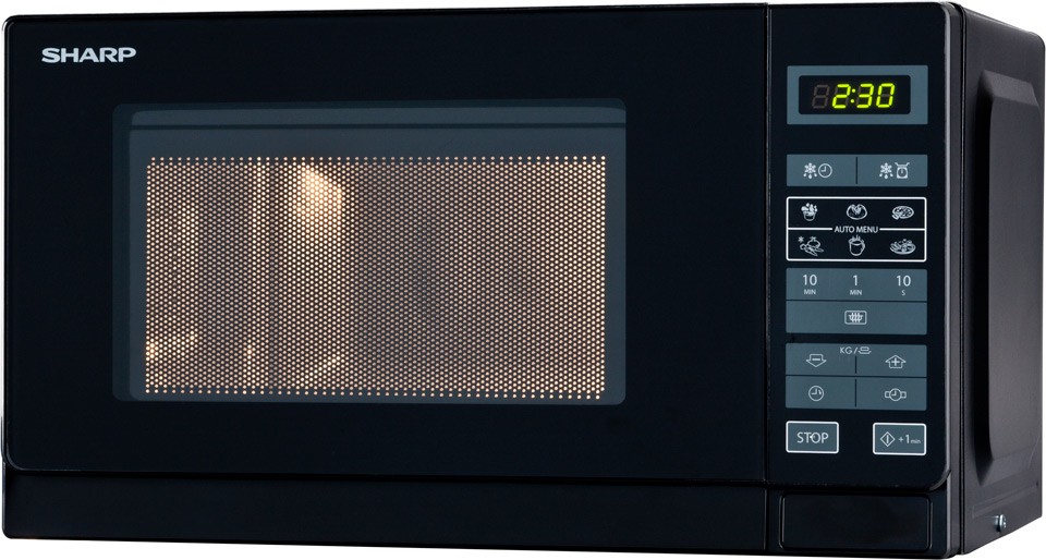 Sharp Home Appliances R-242 BKW micro-onde Comptoir Micro-onde simple
