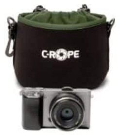 C-Rope CRP-CNB-S-BLK-2 étui et housse dappareils photo Noir, Vert