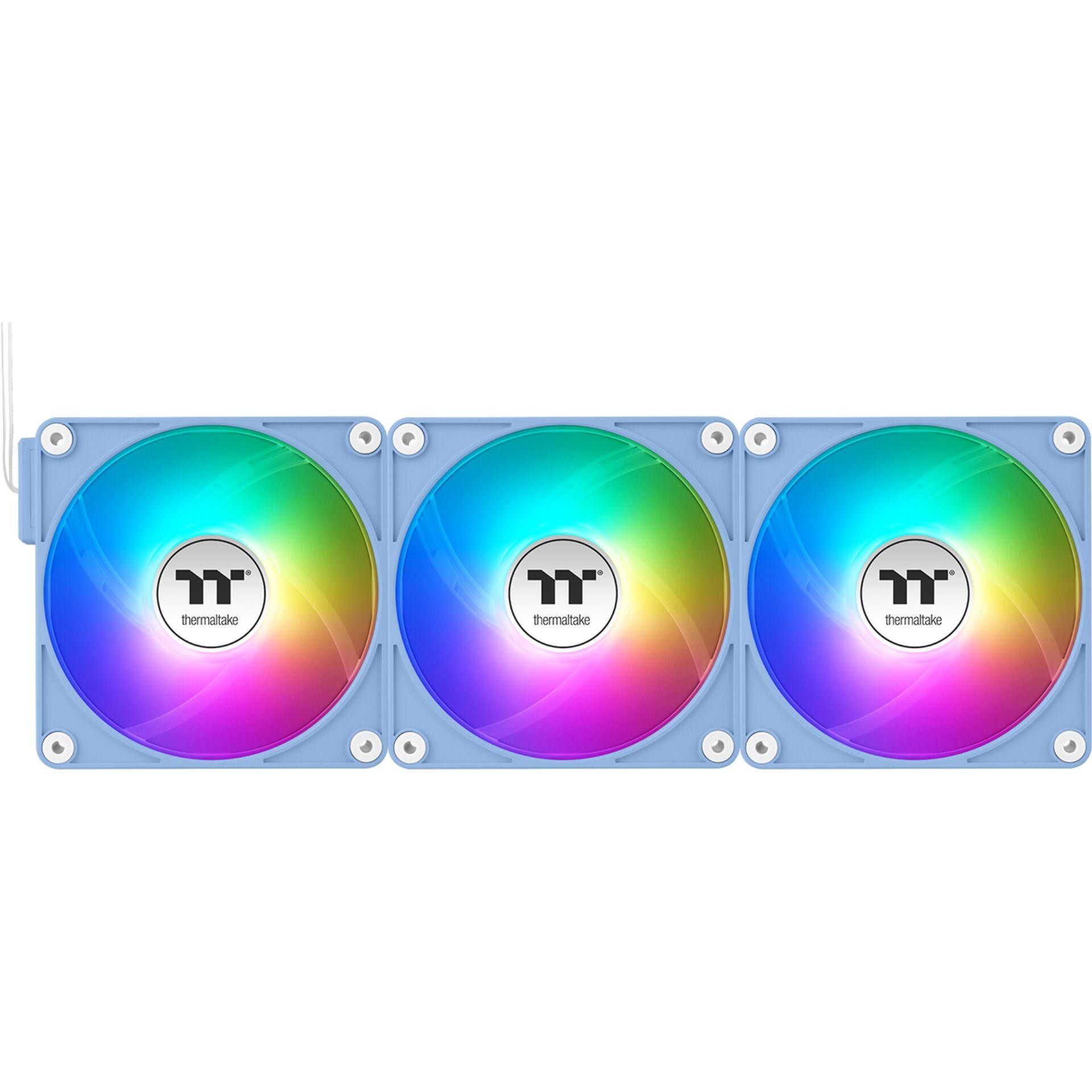 Thermaltake CT140 EX ARGB Sync PC Cooling Fan Hydrangea Blue (3-Fan
