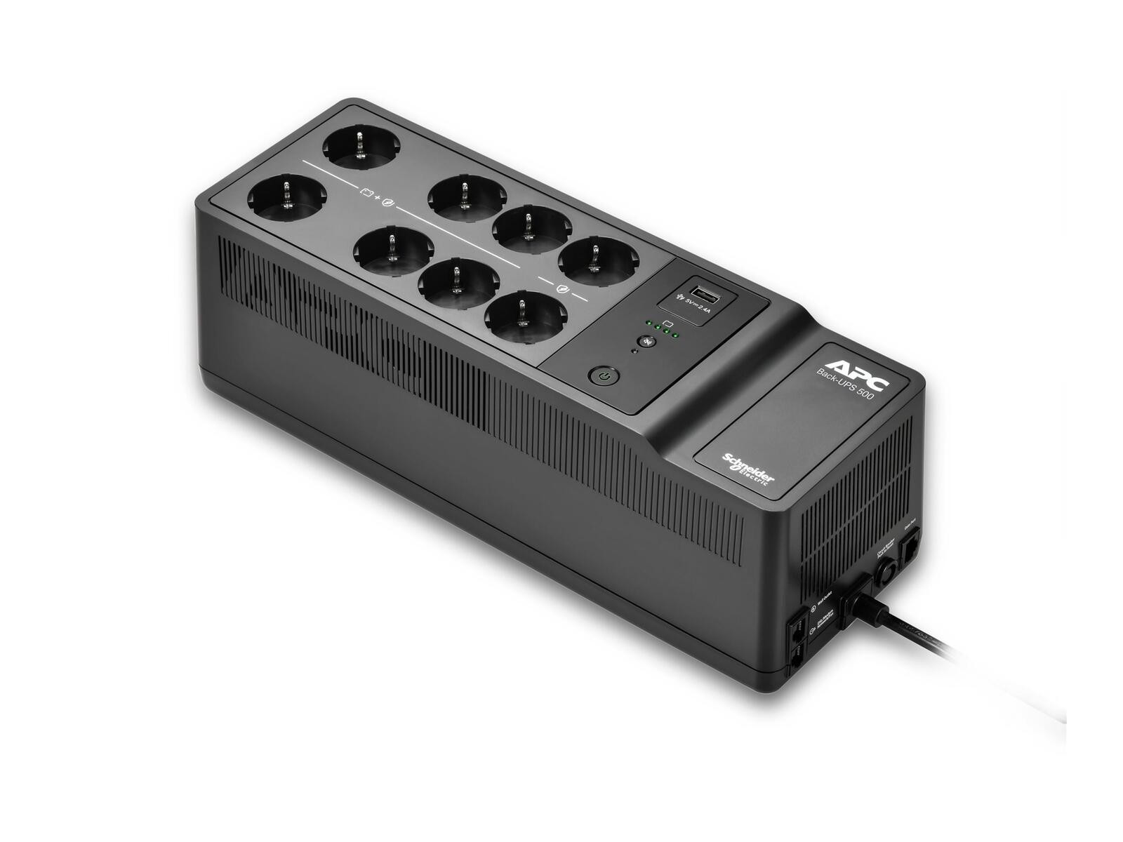 APC Back-UPS, 1050VA/600W Floor/Wall Mount, 230V, 8x Schuko CEE 7/3