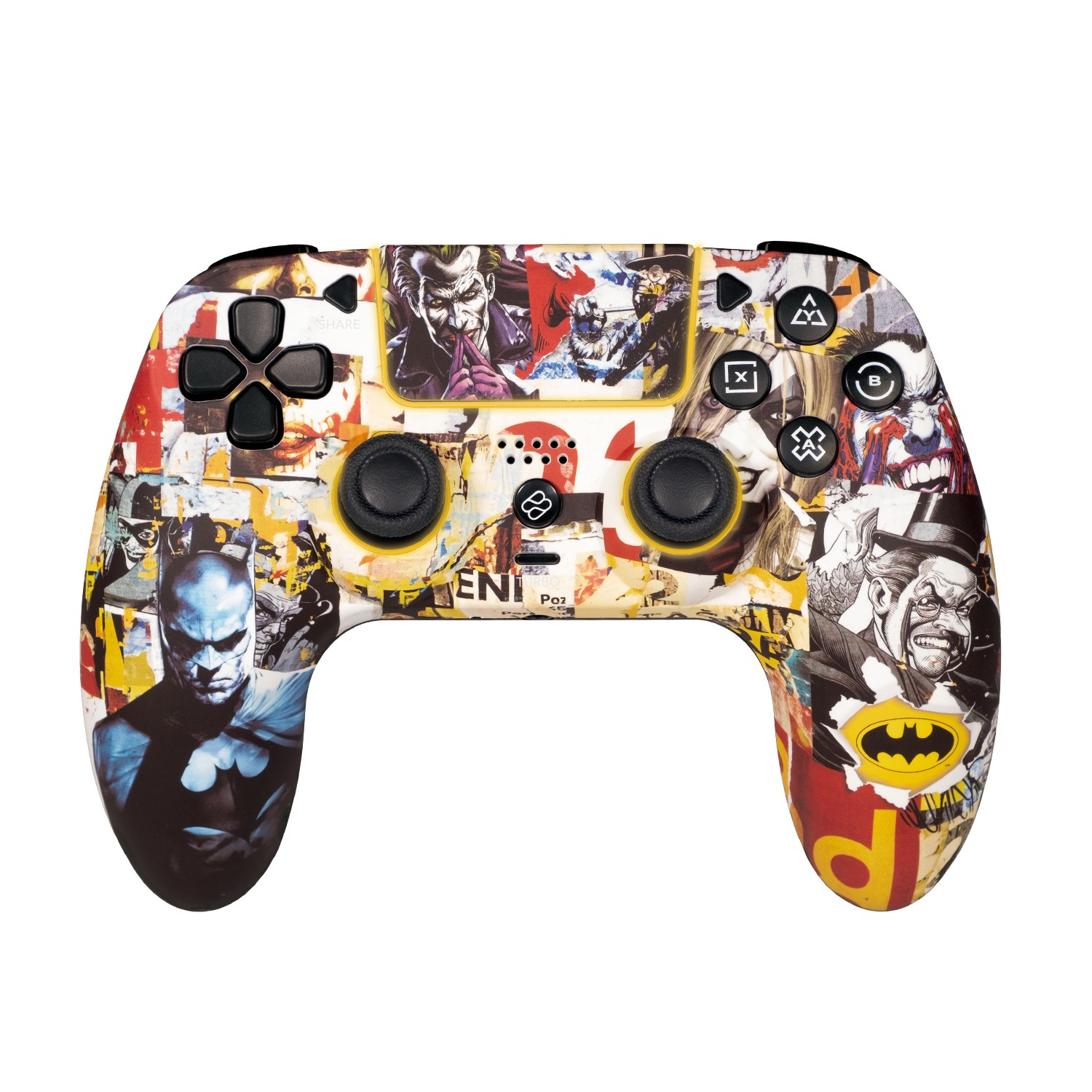 FR-TEC PS4 DC Wireless Gamepad Batman Compatible with PC and PS4 - FR-