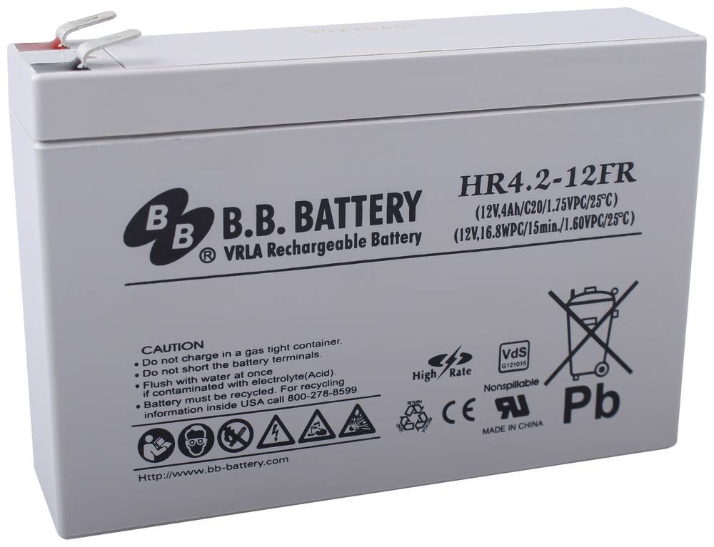 SSB Electronic SBL4.5-12LV0 149456 Bleirechargeable battery 12V 4.5Ah