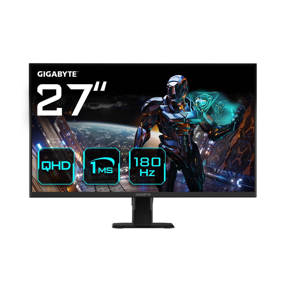 GIGABYTE GS27QA 27" QHD Gaming Monitor - 2560 x 1440 (QHD), 180Hz,