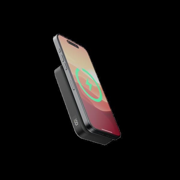 XTORM Magnetic Wireless Powerbank, 10.000mAh - Midnight Black