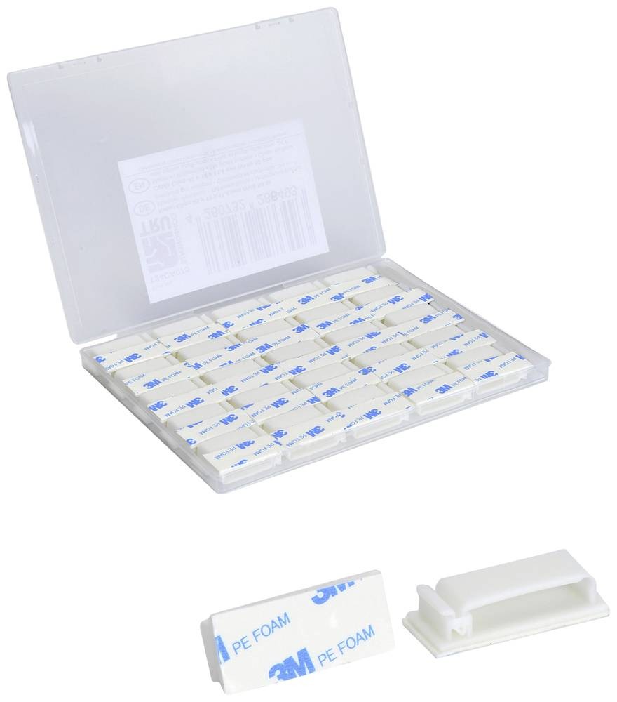 TRU COMPONENTS T24CA075 Befestigungssockel self-adhesive TC-12888572