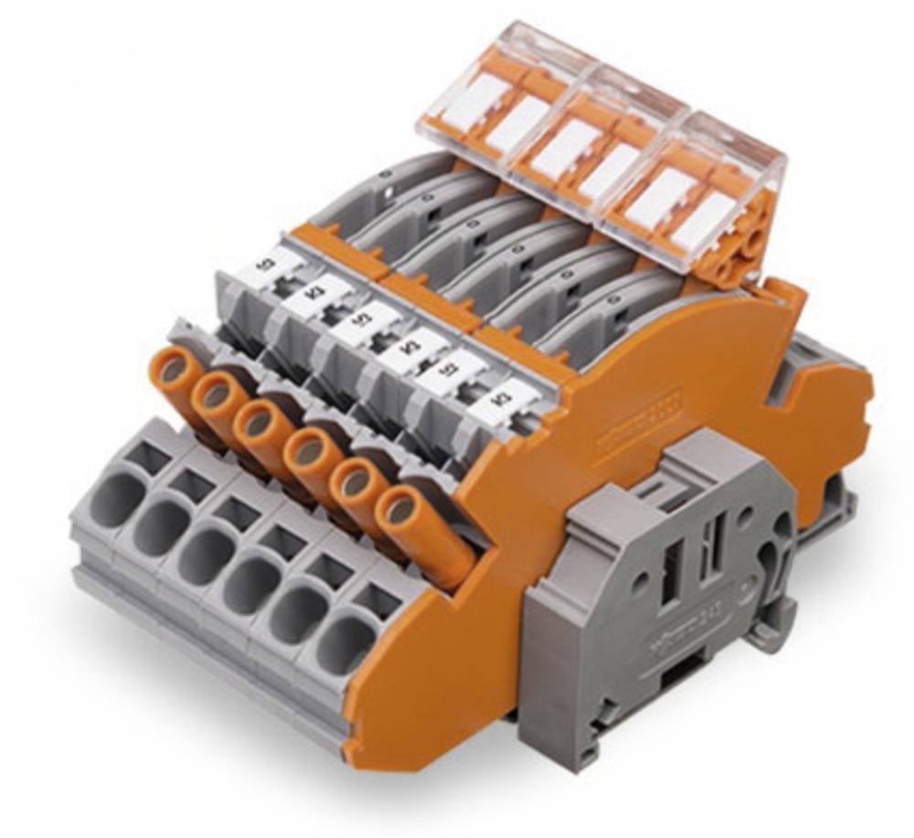 WAGO 2007-8875 clampnblock Push-In-Klemme 1 pc(s)