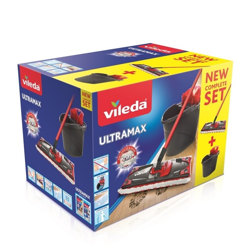 Vileda Ultramax 2in1 Bodenwischer Komplett Set