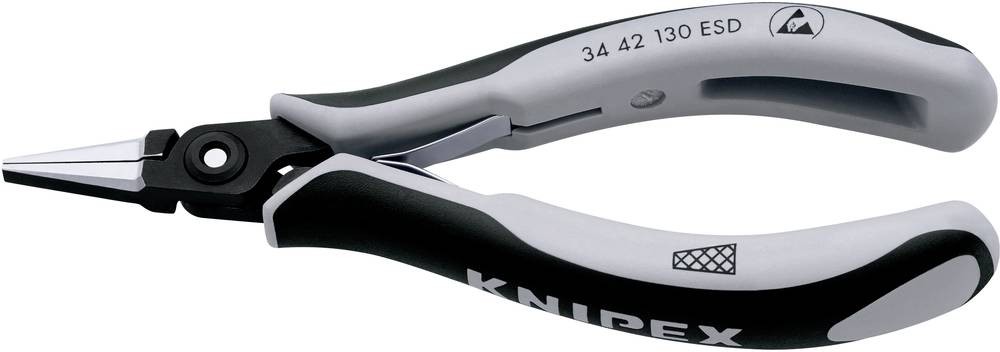 Knipex 34 42 130 ESD ESD Flachzange Chrom-Vanadium Kugellagerstahl