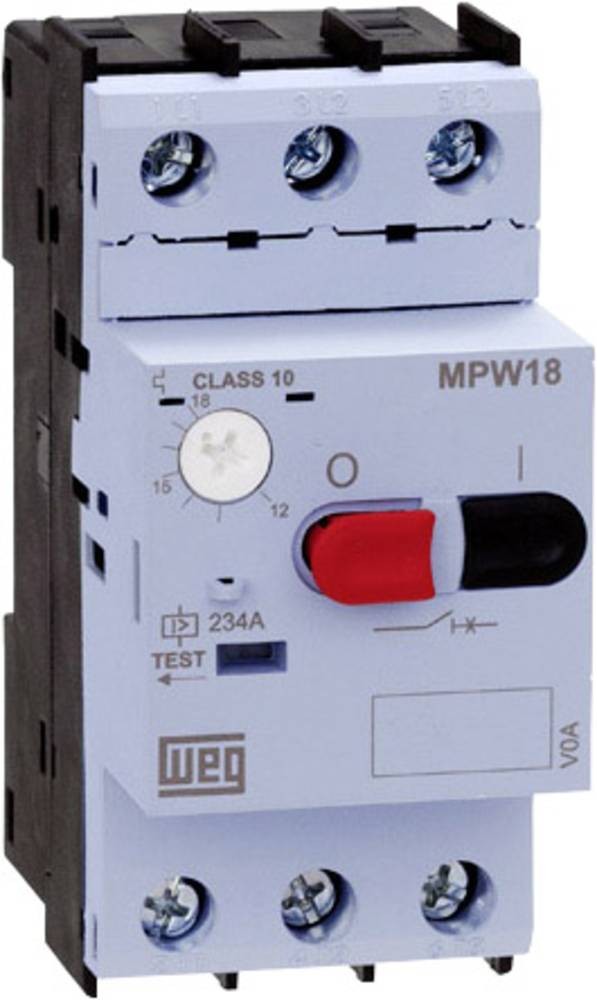 WEG 12429372 MPW18-3-U010 Motorschutzschalter einstellbar 10A 1 pc(s)