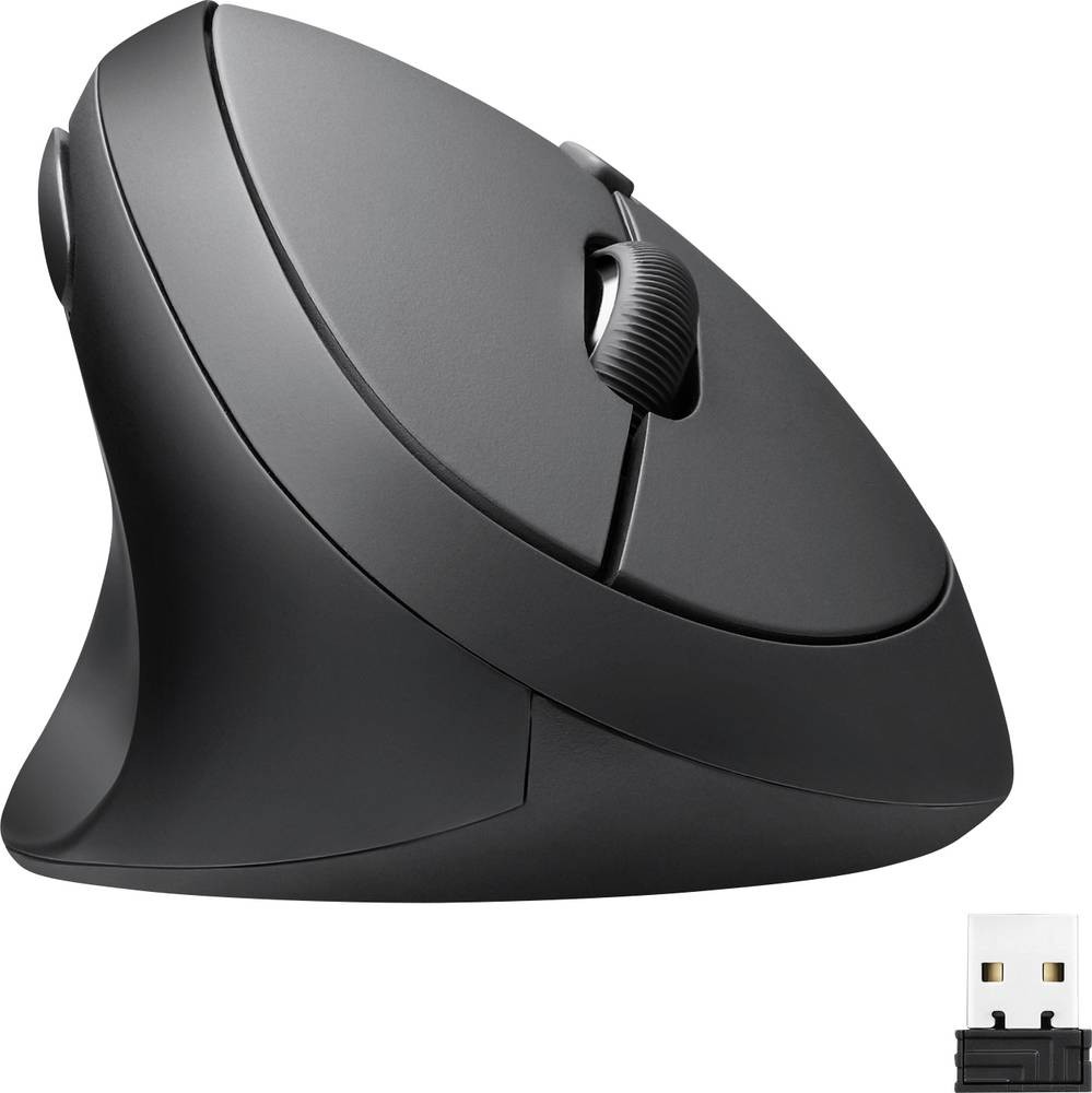 Perixx PERIMICE-719L Ergonomische Maus Funk noir 800 dpi, 1200 dpi,
