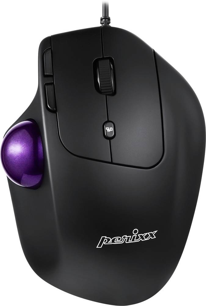Perixx PERIMICE-520 Ergonomische Maus Kabelgebunden black 8 Tasten 2