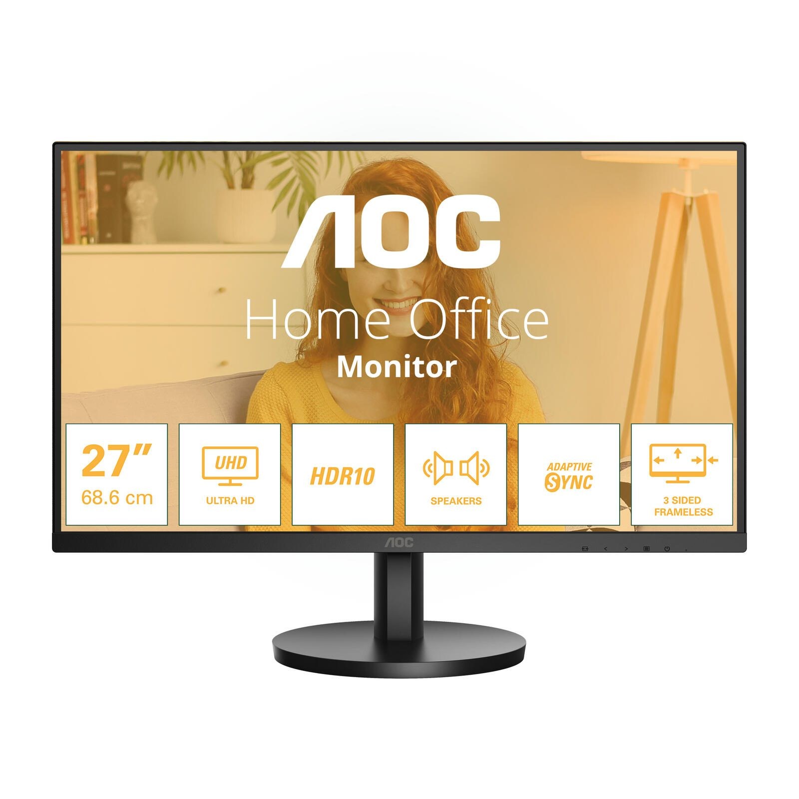 AOC B3 U27B3A écran plat de PC 68,6 cm (27") 3840 x 2160 pixels 4K