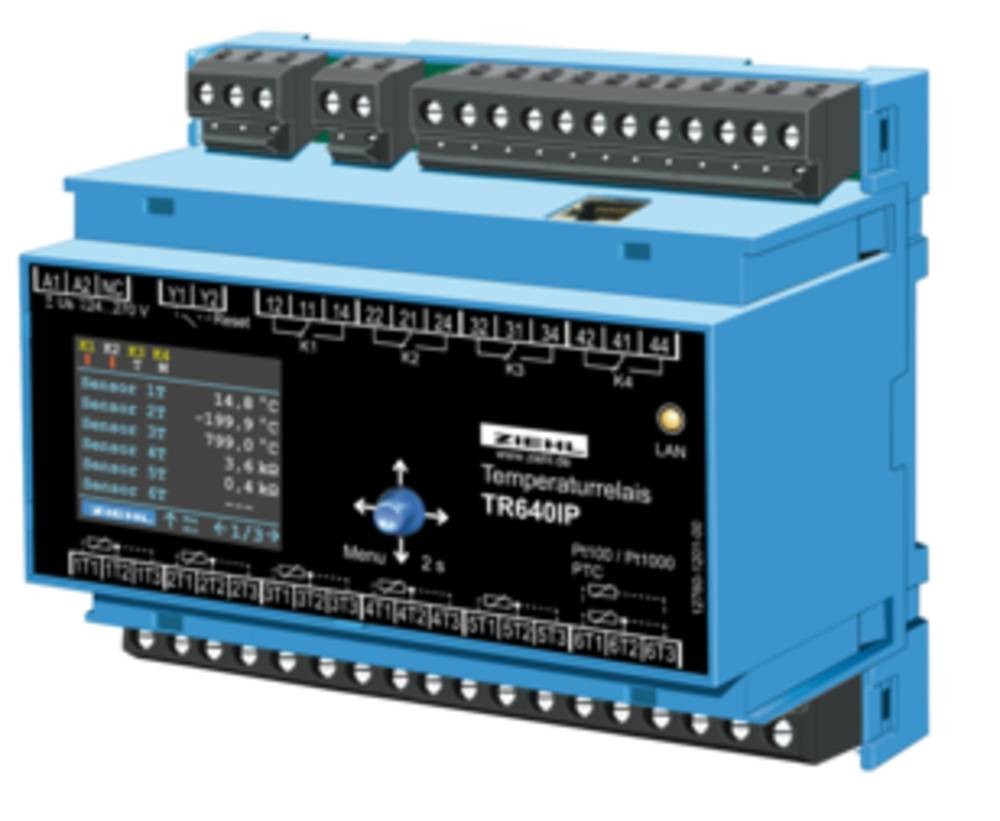 Ziehl TR640IP Temperaturregler -199.9 fino a +800°C (L x B x H) 58 x