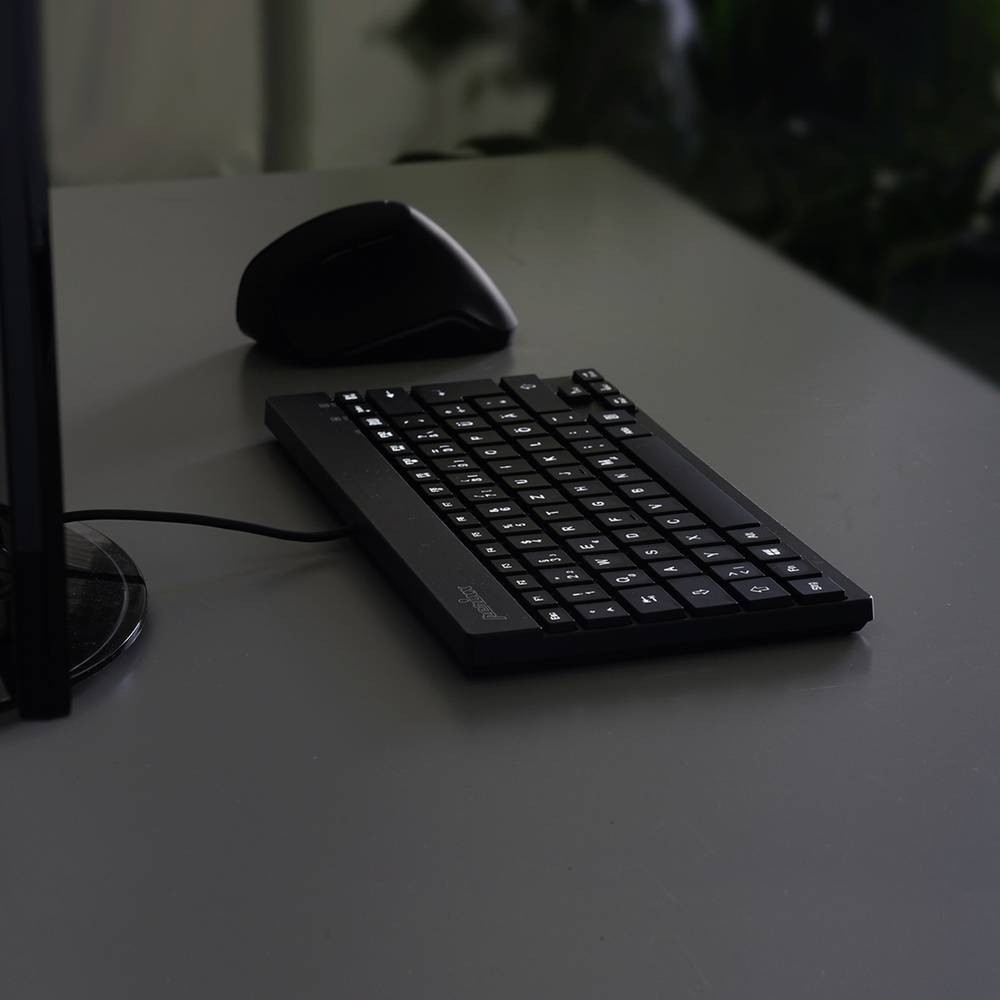 Perixx PERIBOARD-326 DE Kabelgebunden Tastatur Deutsch, QWERTZ