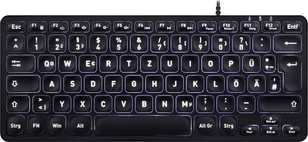 Perixx PERIBOARD-332 DE Kabelgebunden Tastatur Deutsch, QWERTZ