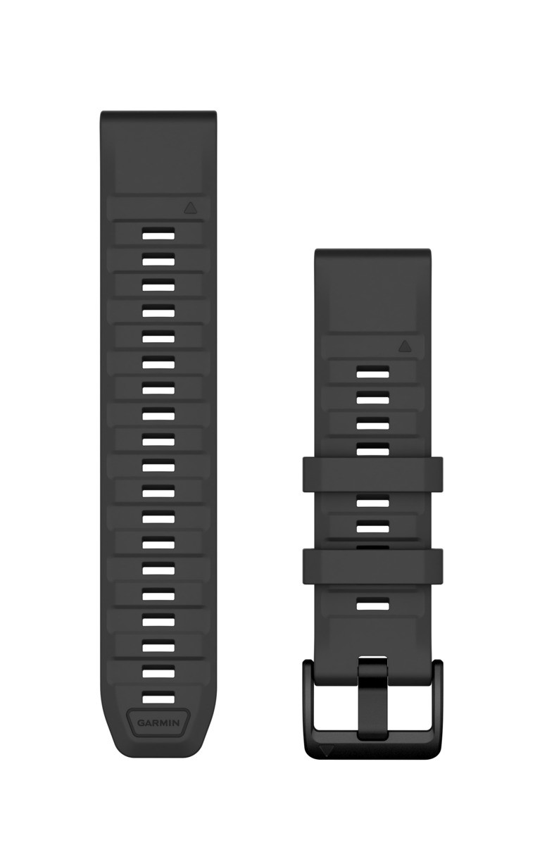 Garmin QuickFit Bande Graphite Silicone - Garmin QuickFit, Bande,