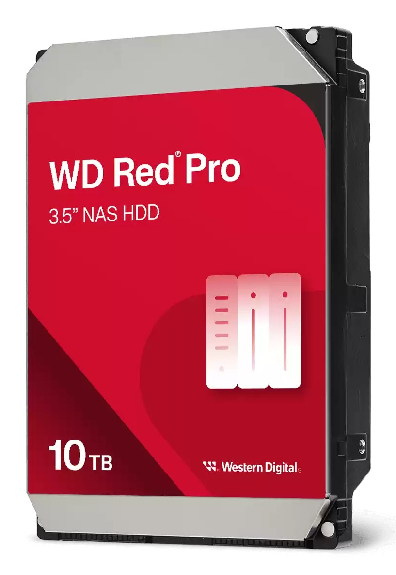 Western Digital Red Pro internal hard drive 10 TB 7200 RPM 512 MB 3.5"