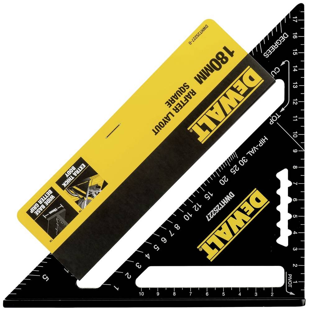 DeWALT DWHT25227-0 règle 300 mm Aluminium Noir, Jaune - DeWALT