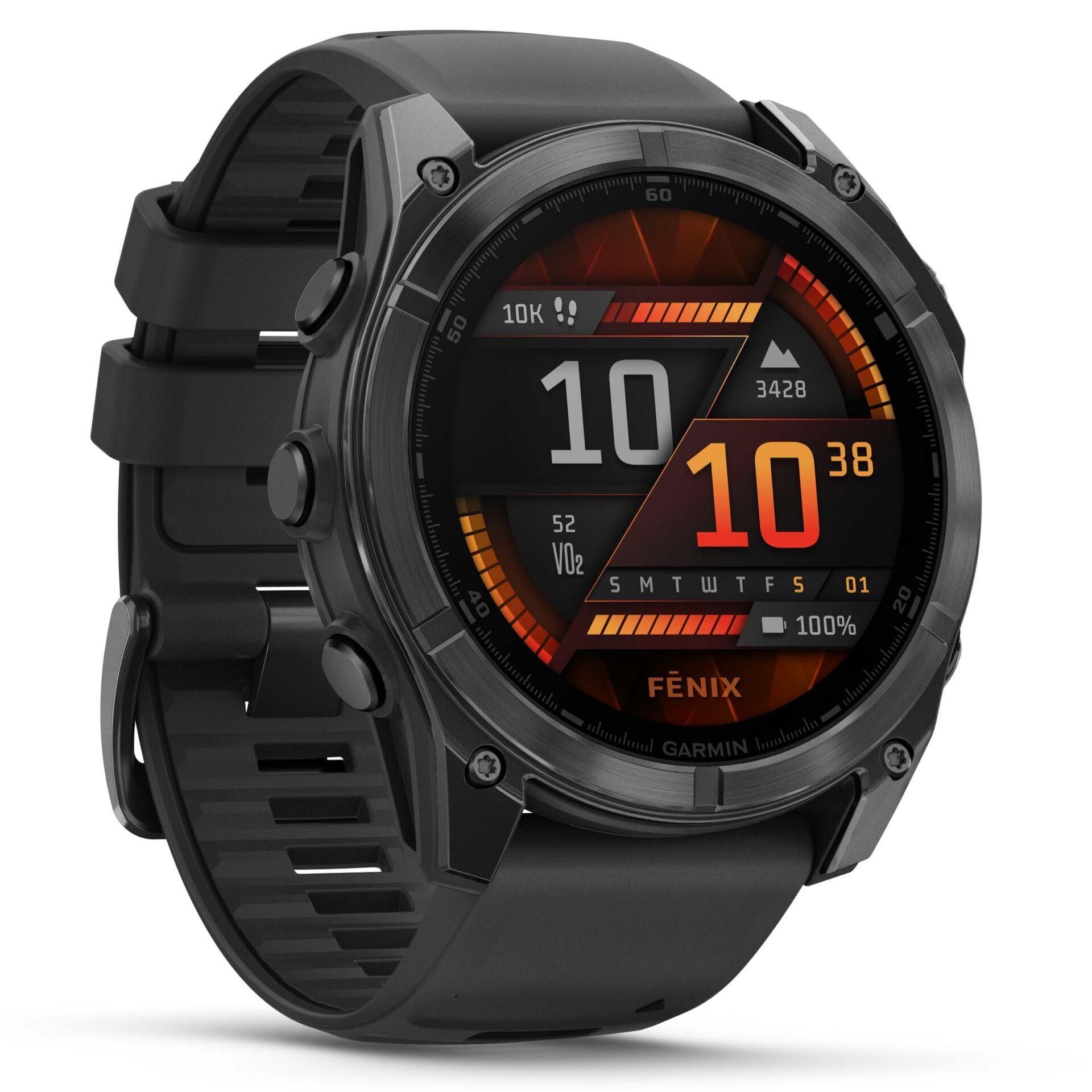 Garmin Fenix 8 3.56 cm (1.4") AMOLED 51 mm Digital 454 x 454 pixels