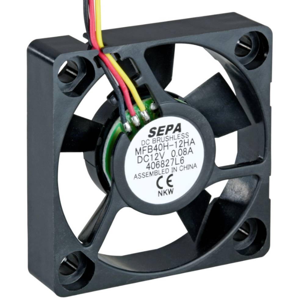 SEPA MFB40H12HA-001 Axialfan 12 V/DC 13.92 m³/h (L x B x H) 40 x 40