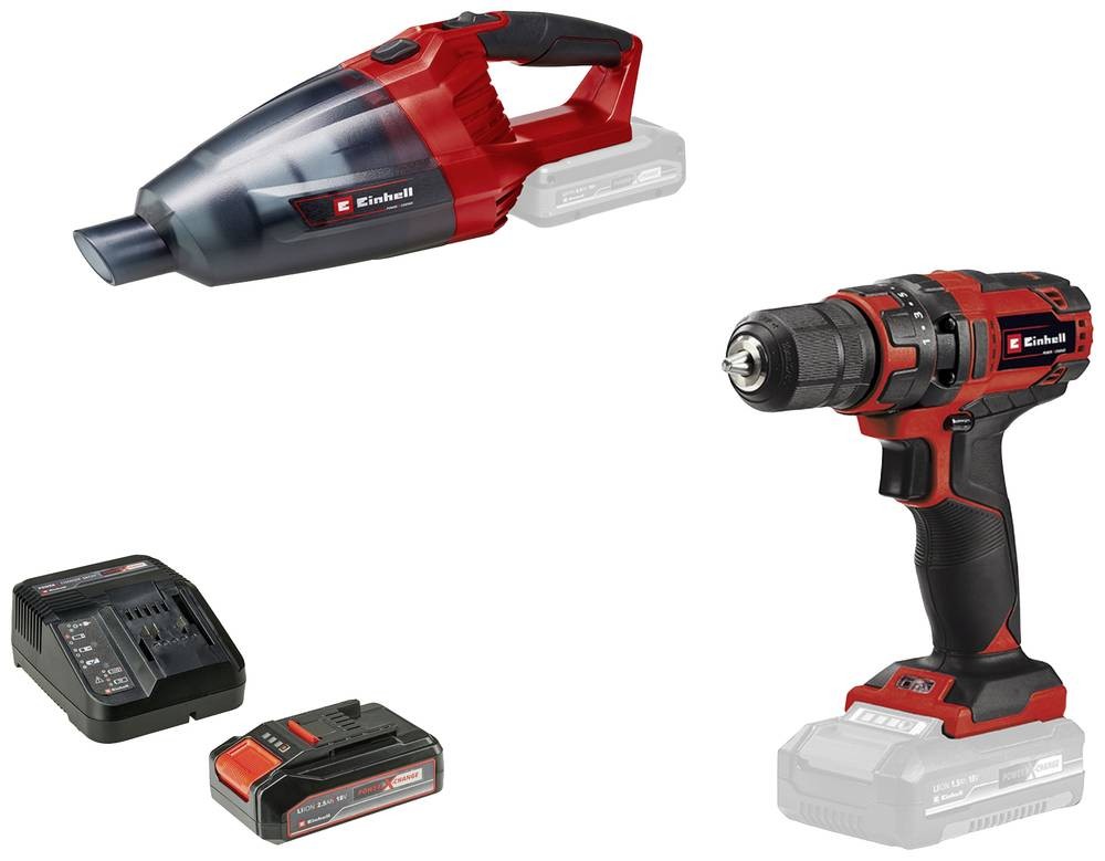 Einhell TC-CD 18/35+TE-VC 18 (1x2,5Ah) 4326596 Akku-Bohrschrauber 1.