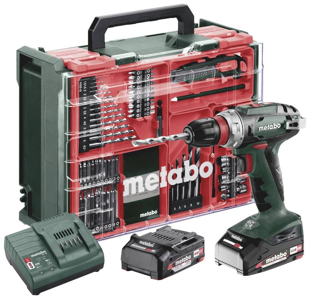 Metabo BS 18 Quick Set 602217710 Akku-Bohrschrauber 18V 2Ah Li-Ion bü