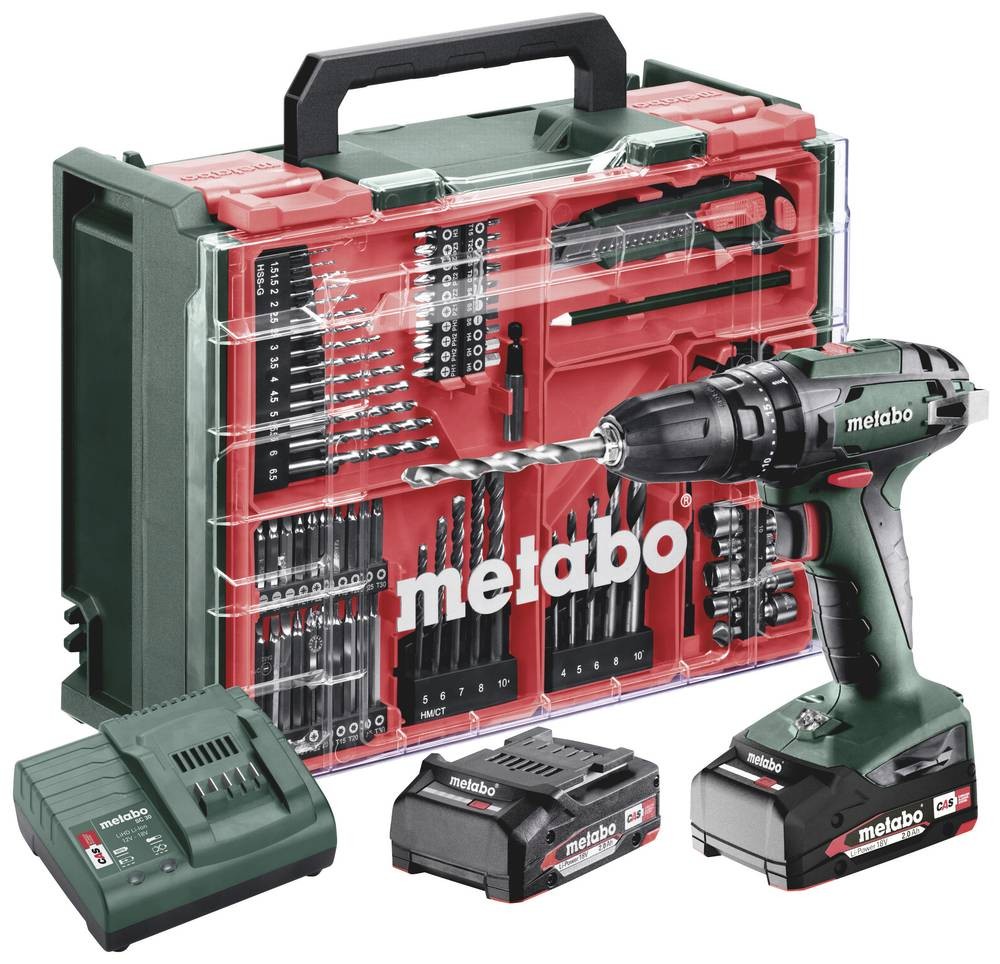 Metabo SB 18 Set 602245710 Akku-Schlagschrauber 48 Nm 18V Anzahl