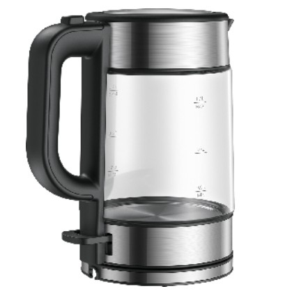 Xiaomi BHR7423EU electric kettle 1.7 L 2200 W Black, Transparent -