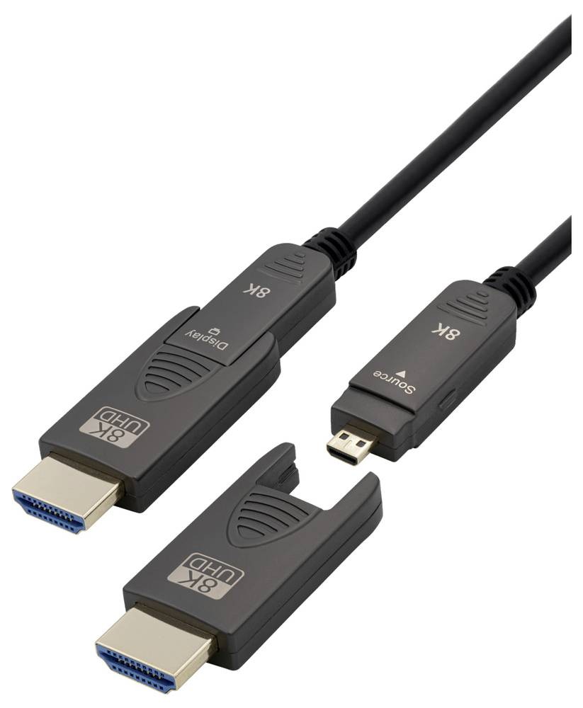 Maxtrack HDMI câble de raccordement 20m noir C504-20ML 8K UHD HDMI-c