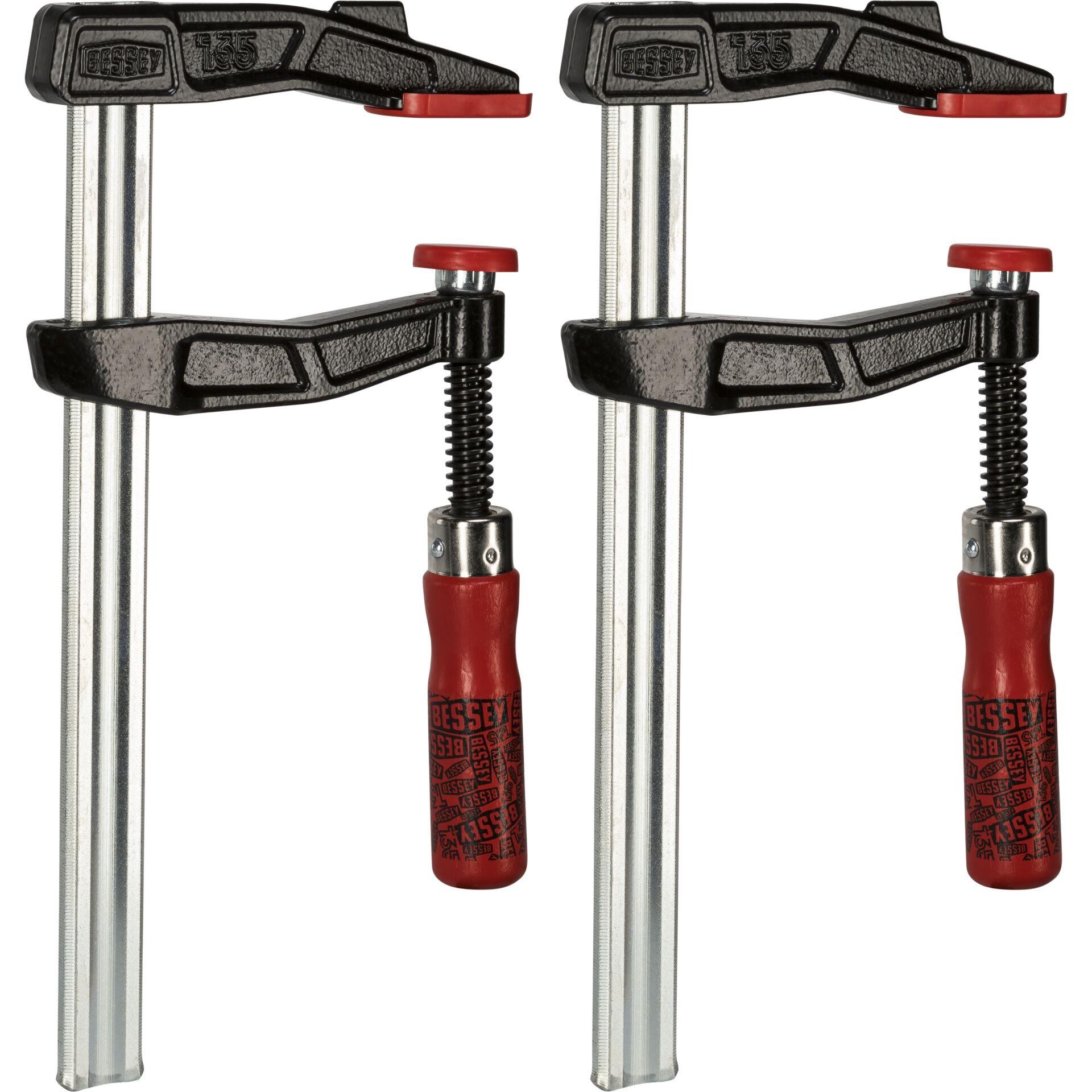 Bessey TGA25SET-135 Schraubzwinge Spann-Weite (max.):250mm Ausladungs-