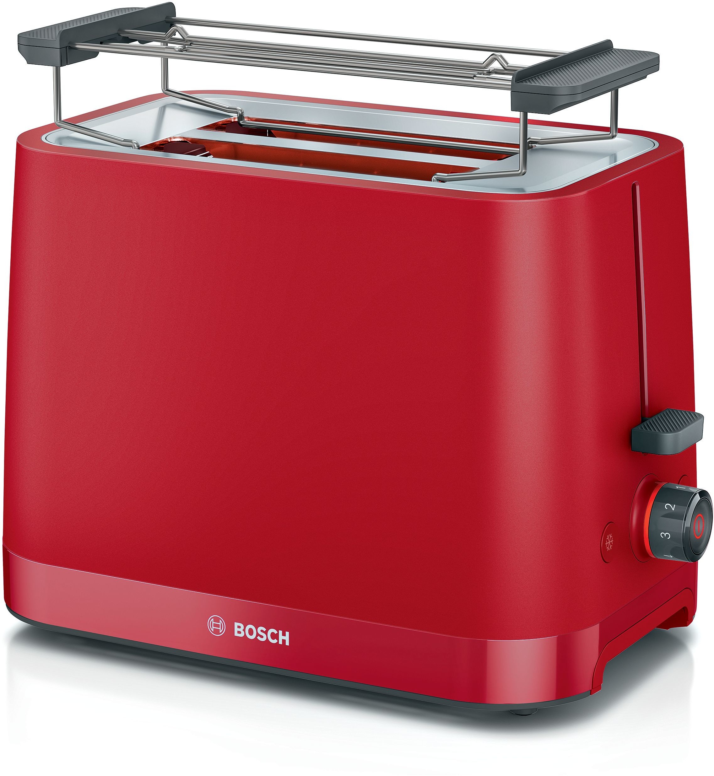 Bosch TAT3M124 toaster 2 slice(s) 950 W Red - Bosch TAT3M124, 2 slice(