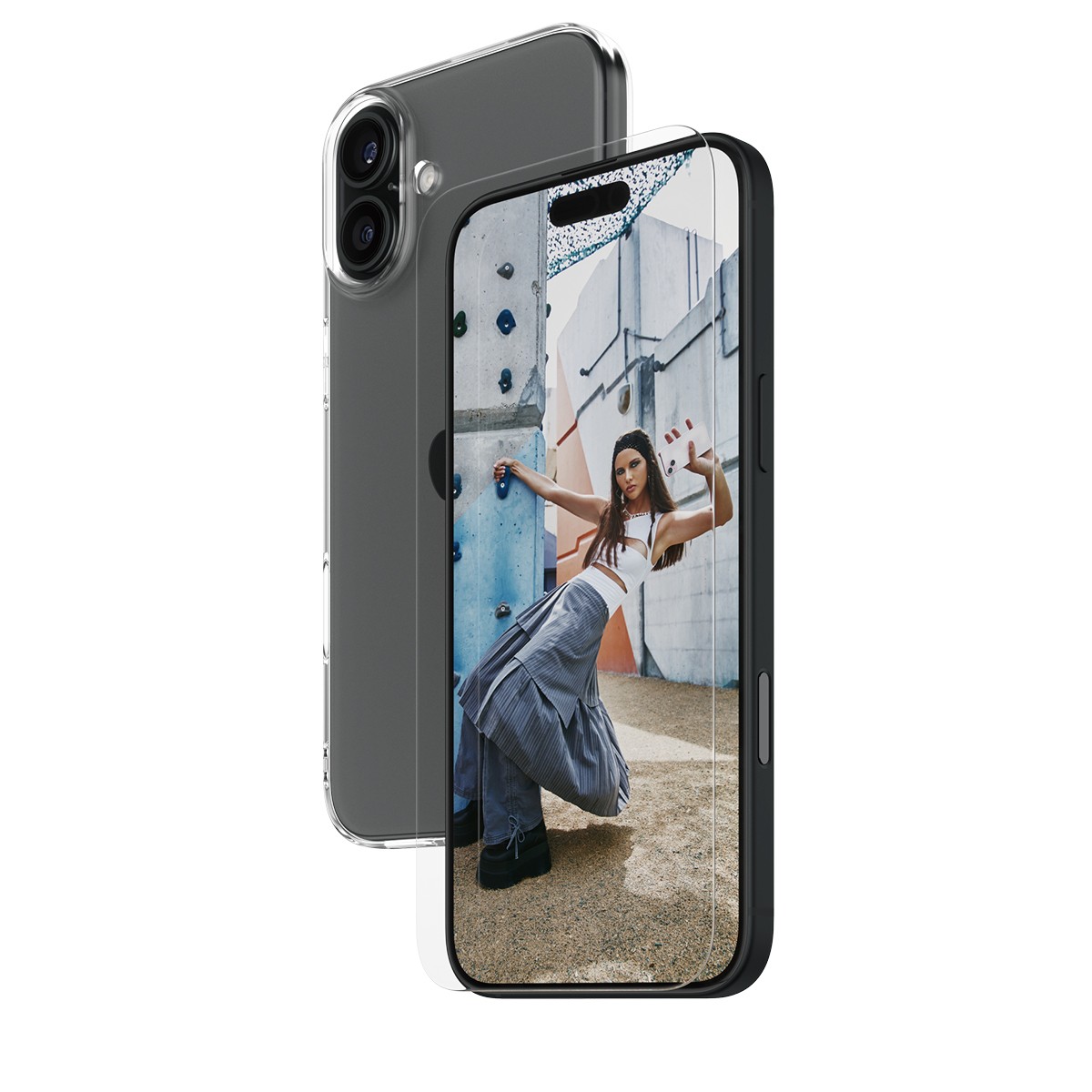 PanzerGlass SAFE. by 2-in-1 Protection Bundle iPhone 16 Plus