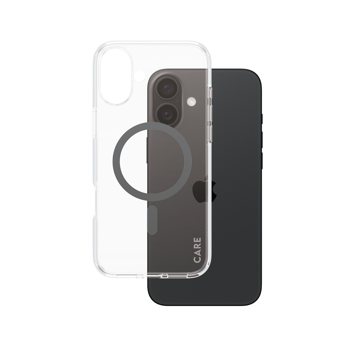 PanzerGlass CARE by Urban Combat Case Transparent w. Black