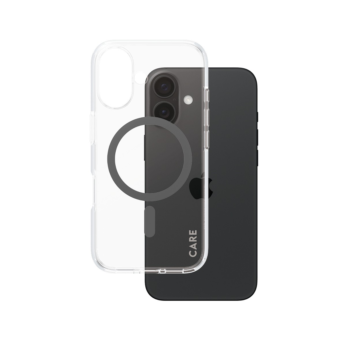 PanzerGlass CARE by Urban Combat Case Transparent w. Black