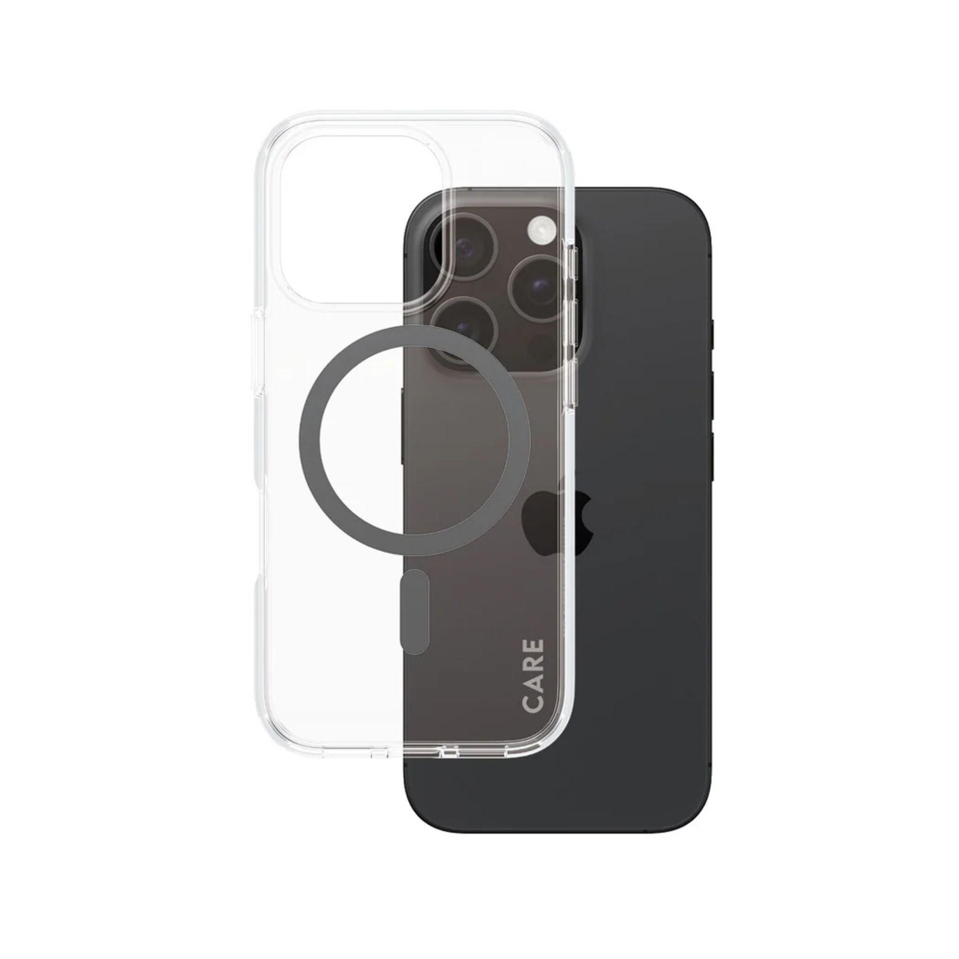 PanzerGlass CARE by Urban Combat Case Transparent w. Black