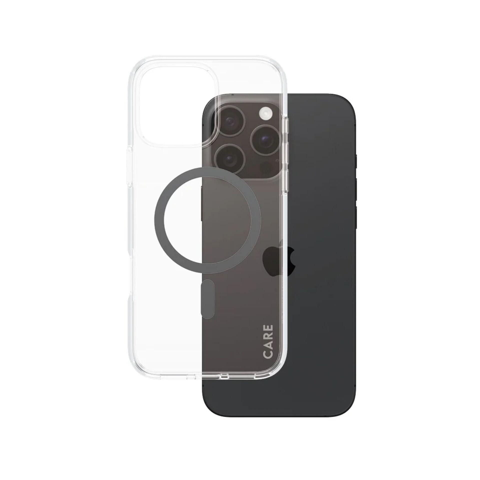 PanzerGlass CARE by Urban Combat Case Transparent w. Black