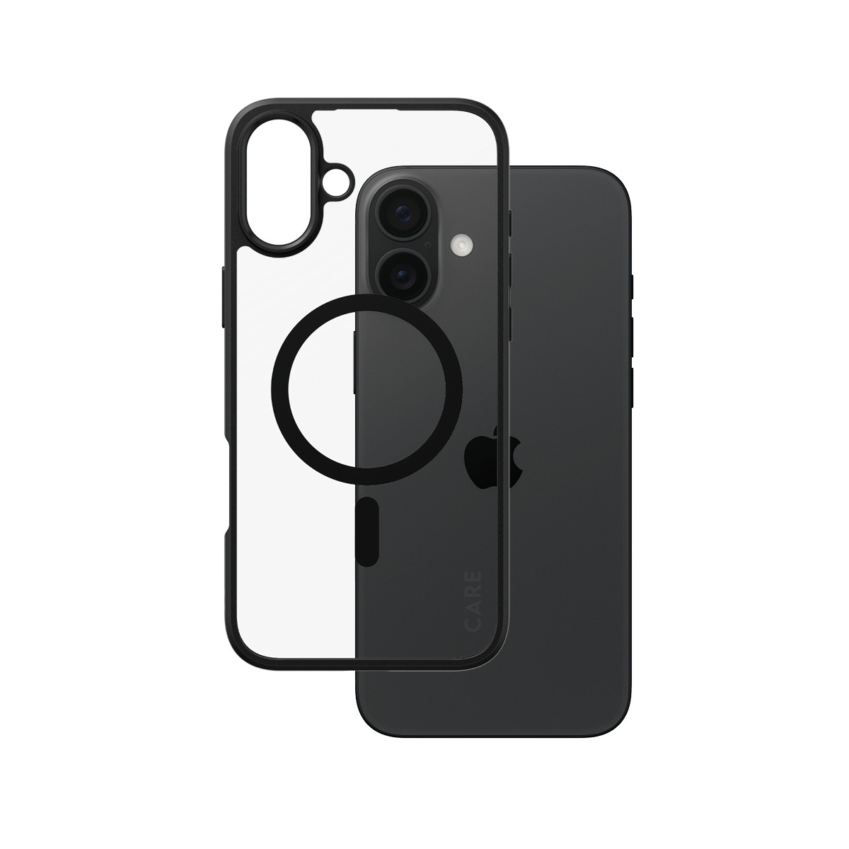 PanzerGlass CARE by Urban Combat Case Transparent w. Black