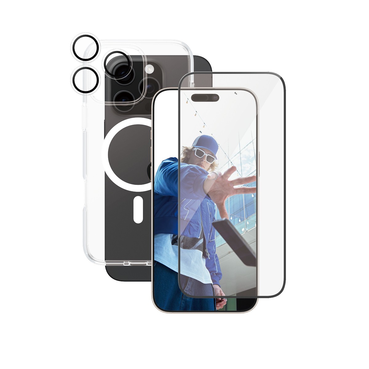 PanzerGlass | CARE by Flagship 3-in-1 Bundle iPhone 16 Pro Max -