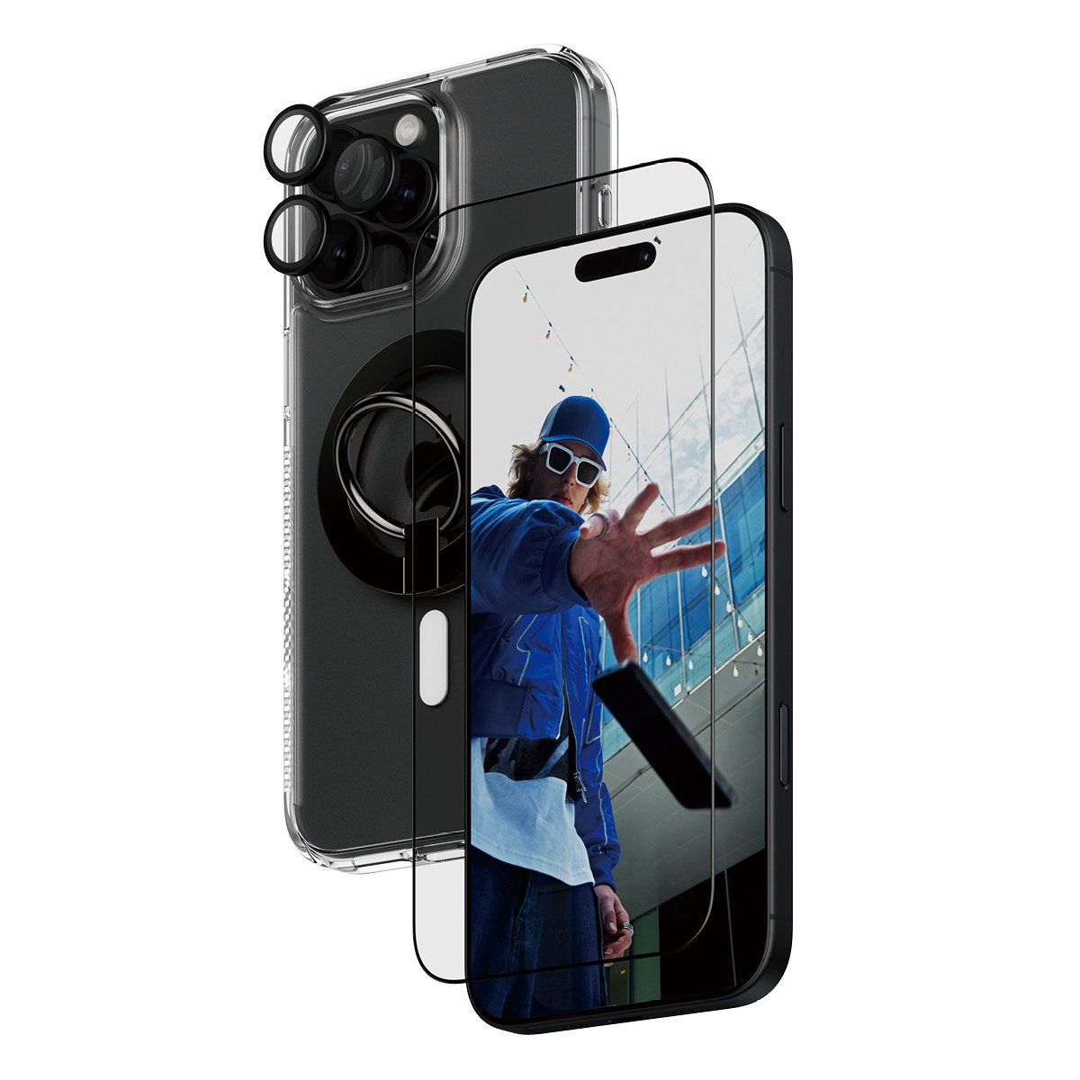 PanzerGlass 4-in-1 Protection Bundle iPhone 16 Pro Max Protector