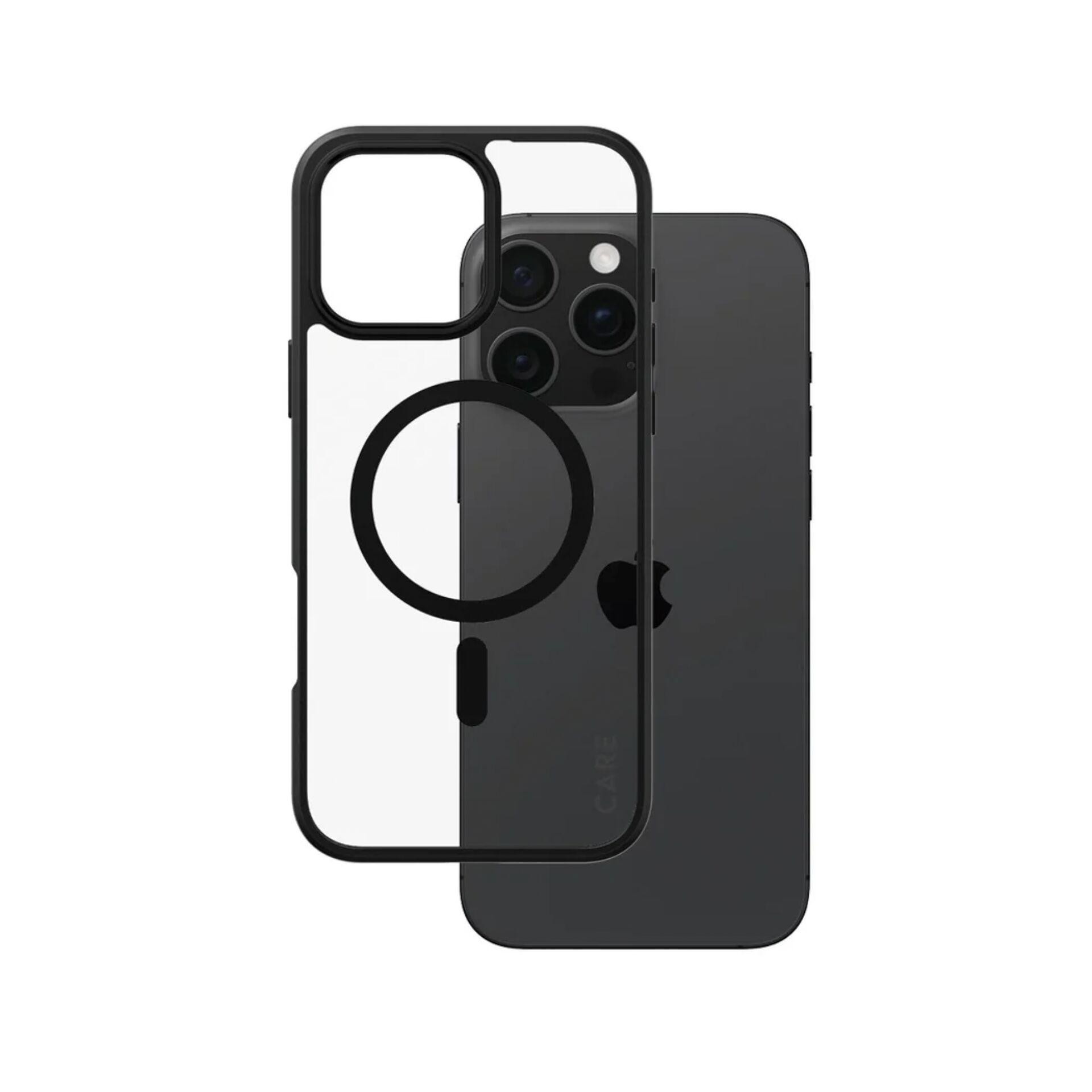 PanzerGlass CARE by Urban Combat Case Transparent w. Black
