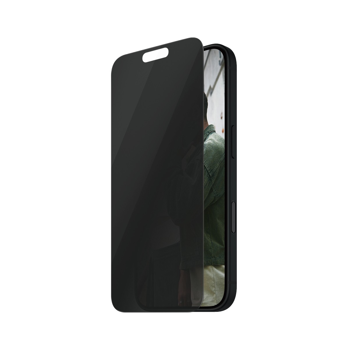 PanzerGlass SAFE. by 2-Way Privacy Screen Protector iPhone 16 | 15