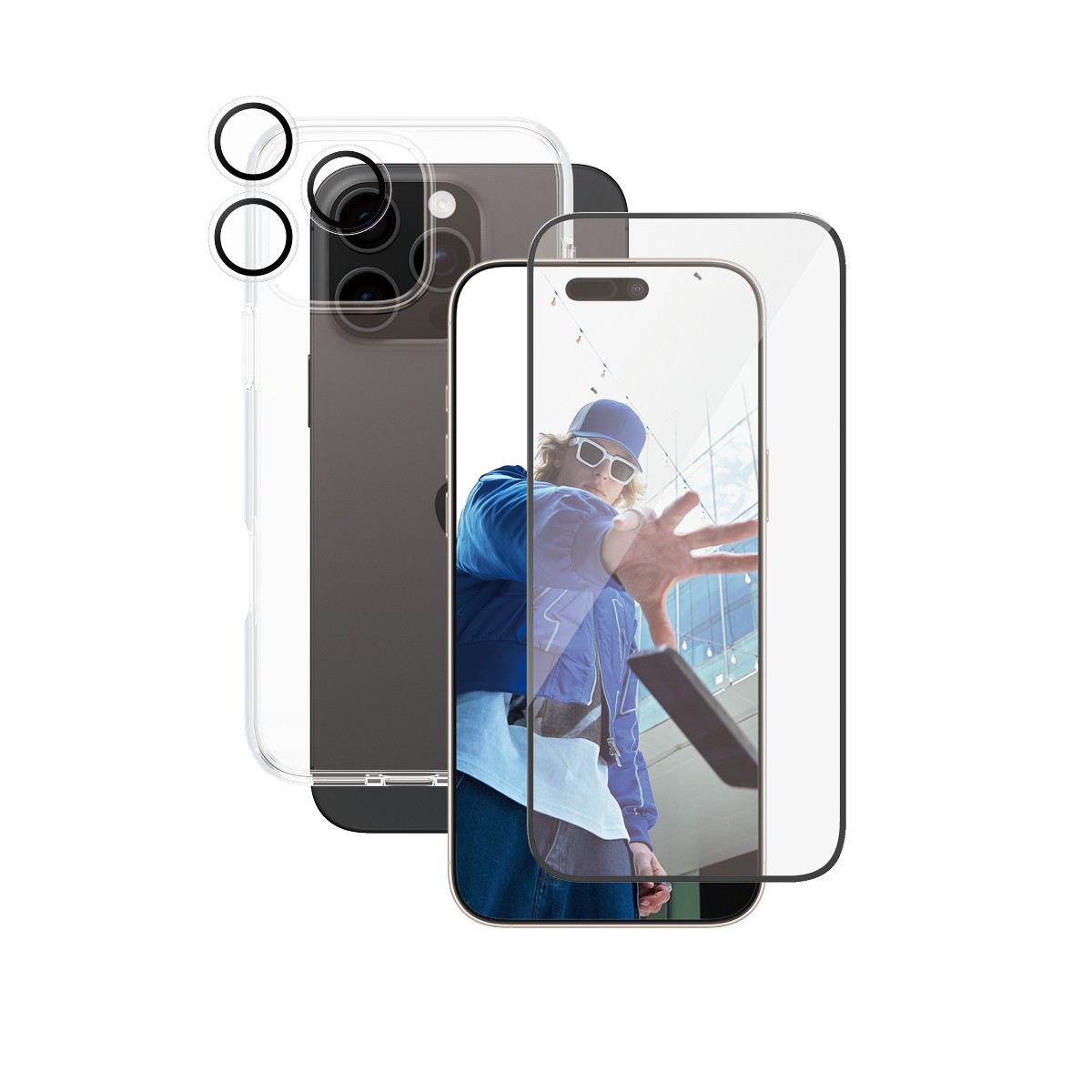 PanzerGlass | CARE by Flagship 3-in-1 Bundle iPhone 16 Pro Max