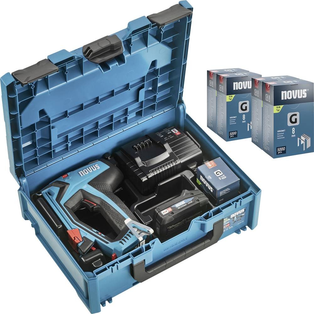 Novus Tools J-551 031-0376 Akkutacker Klammerntyp Typ 11, Typ 53F