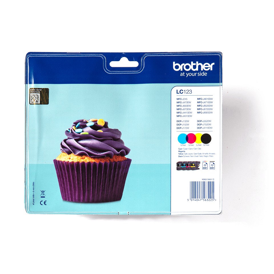 Brother LC123VALBP - Pack de cartouches d'encre originales - Brother