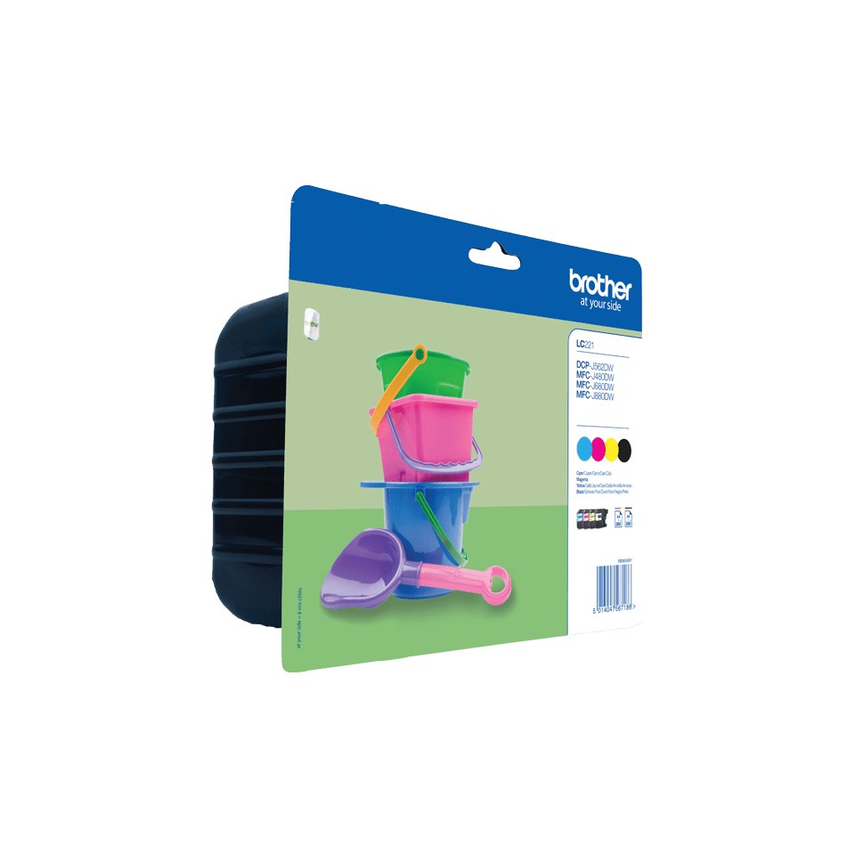 Brother LC221VALBP - Pack de cartouches d'encre originales - Brother