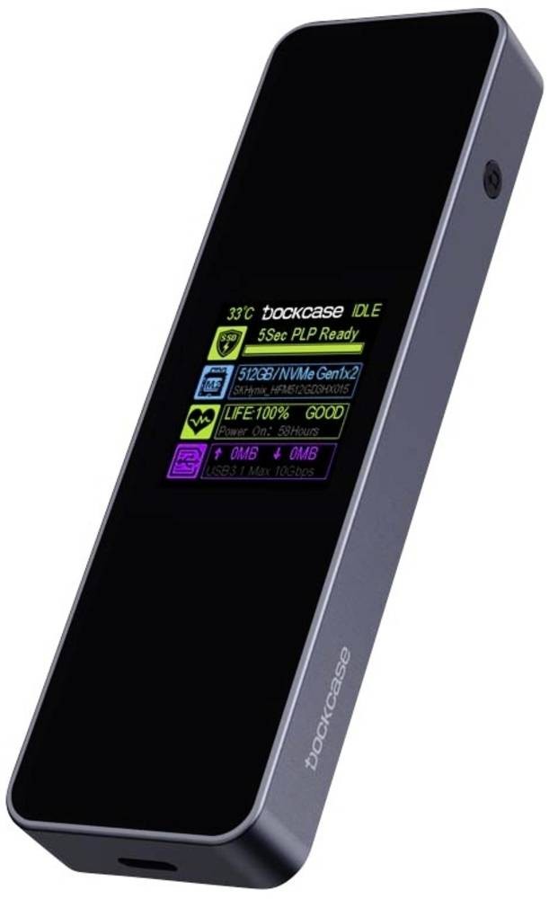 Dockcase 5s PLP Smart M.2 SSD-box USB-C (USB 3.2 Gen 2) 10 GBit/s M.