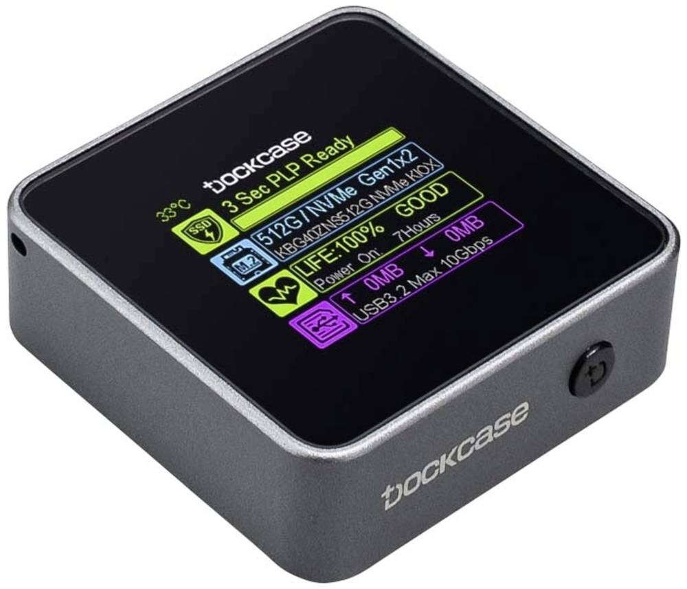 Dockcase Pocket Smart M.2 SSD-boîte USB-C (USB 3.2 Gen 2) 10 GBit/
